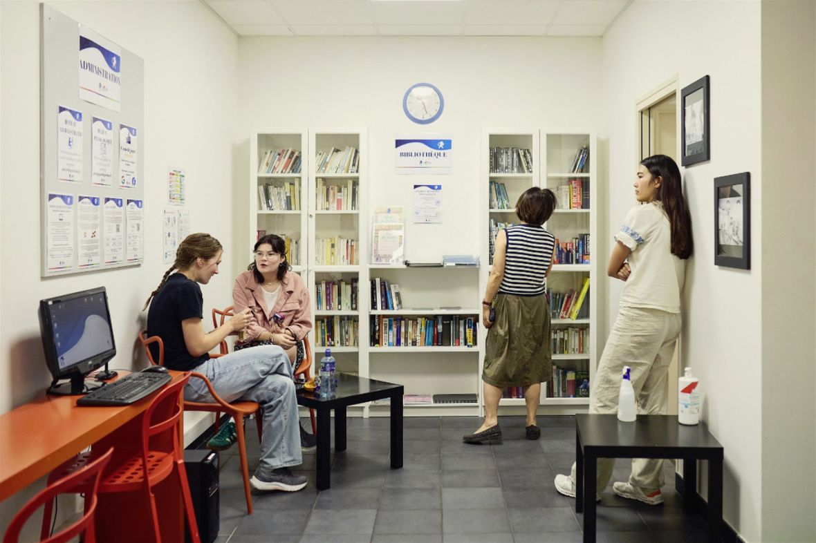Lyon Bleu International, KLF - Sprachschule Aufenthaltsbereich